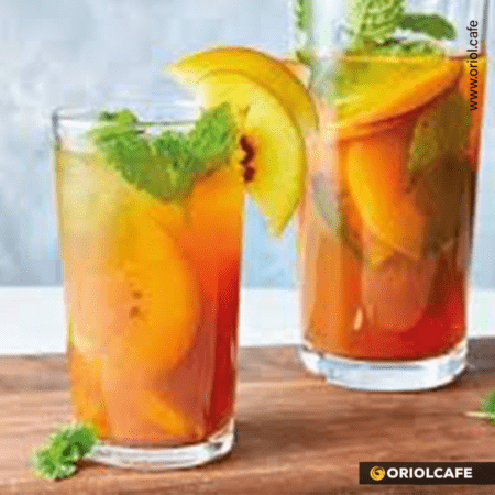 peach iced tea